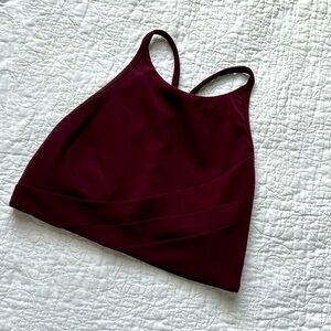 Lululemon high neck racerback sport bra. Maroon. Size 2
